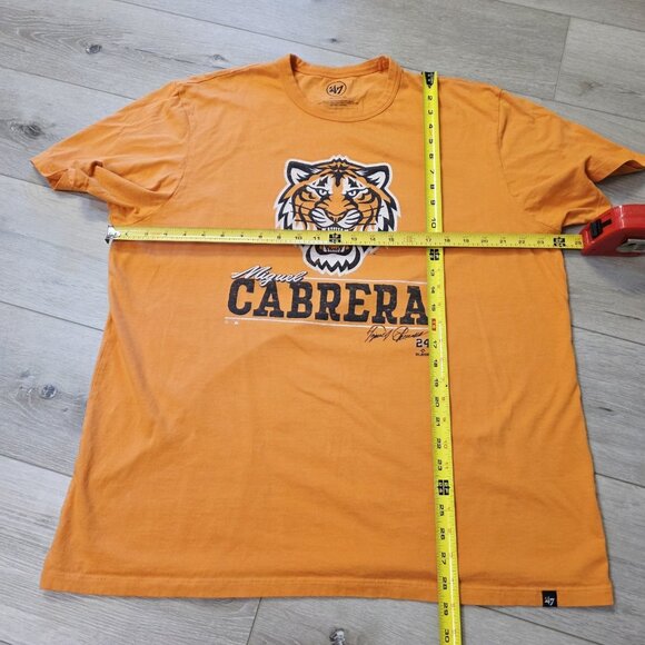 Detroit Tigers Miguel Cabrera #24 2XL Orange Short Sleeve Shirt - Picture 3 of 7